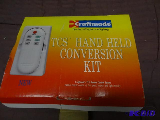 lot 67 image: Craftrade ceiling fan TCS conversion kit DS2B...