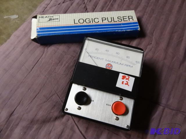 lot 82 image: US Motors Percent Max RPM gauge...