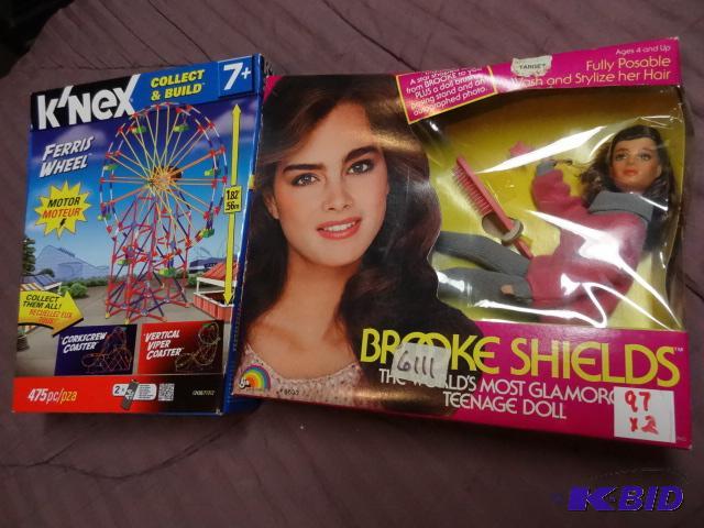 lot 97 image: Brooke Shields doll  KNex motorized ferris ...