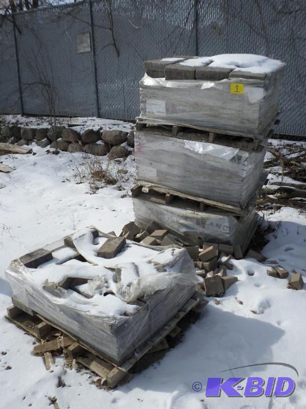 (4) Pallets Of Anchor Tumbled Paver Stones...