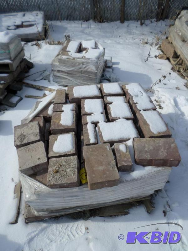 (2) Pallets Of Non-Tumbled Paver Stones...