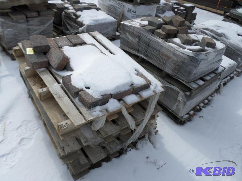 (5) Pallets Of Non-Tumbled Paver Stones...