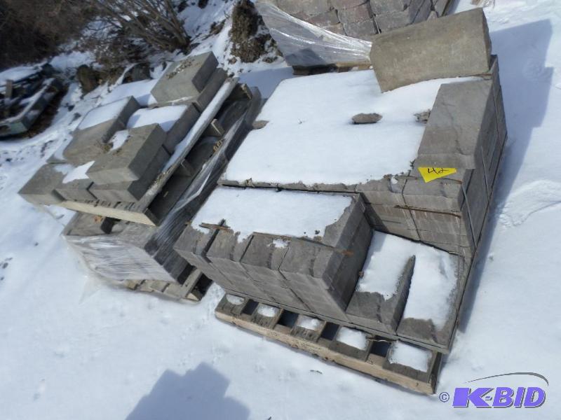 (3) Pallets Of Anchor Non-Tumbled Paver Stone...