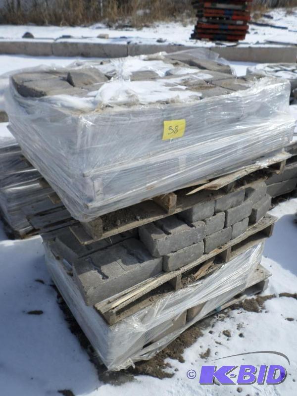 (5) Pallets Of Misc Landscape Block...