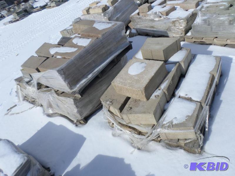 (4) Pallets Of Misc Landscape Block...