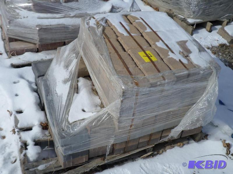 Pallet Of Misc Tumbled Paver Stones...