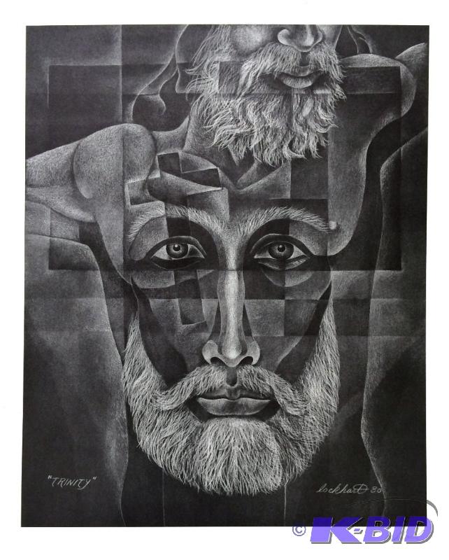 lot 26 image: Listed artist Bob Lockhart Trinity