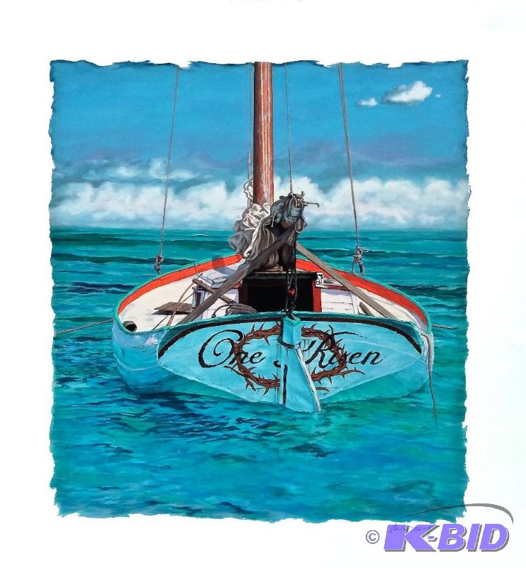 lot 27 image: Original Galosh on Rives Paper one Risen