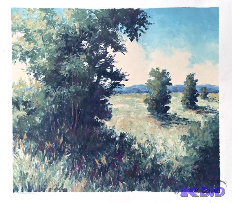 lot 9 image: Large Original Galosh on Rives paper Signed