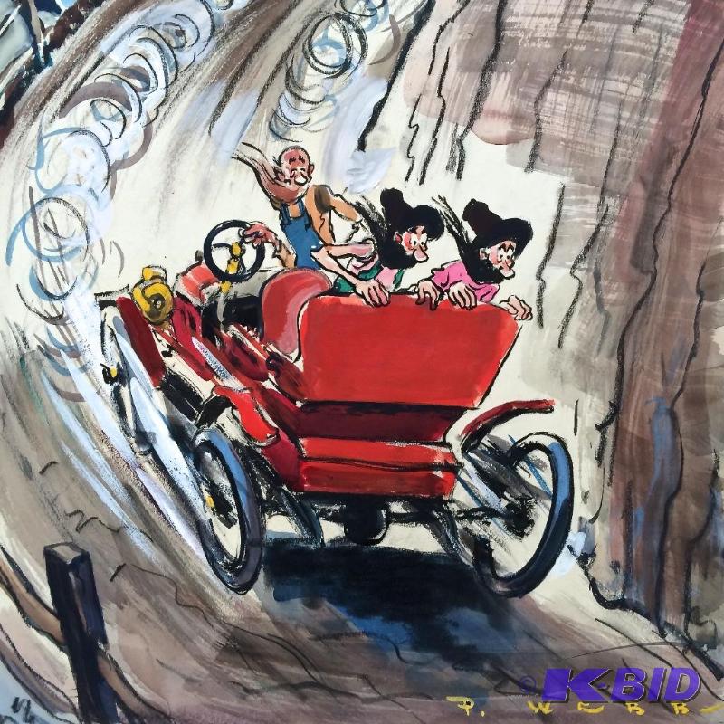 lot 1 image: Never Seen Before Original Paul Webb Art