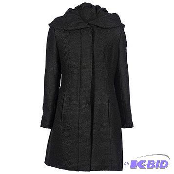 Misses Boucle Hooded Coat - MSRP&nbsp$109.9...