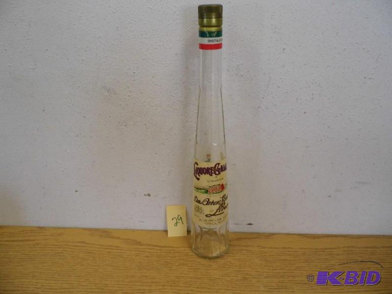 Empty Galliano Bottle