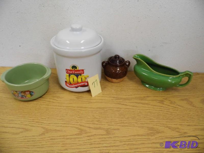 Canister, Gravy Boat