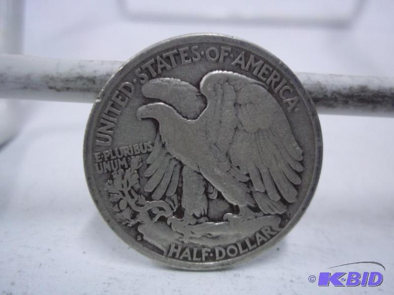 lot 67 image: 1939 Walking Liberty Half Dollar...