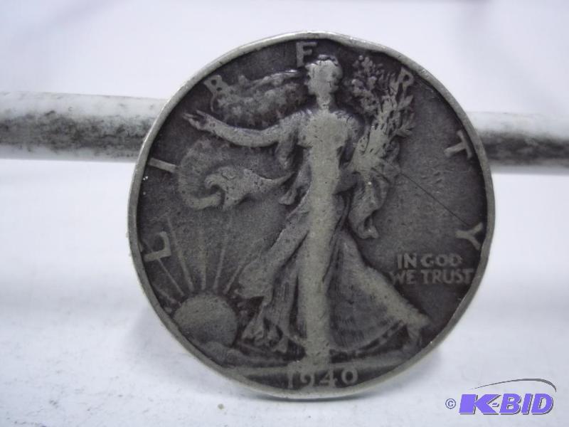 lot 87 image: 1940 Walking Liberty Half Dollar...