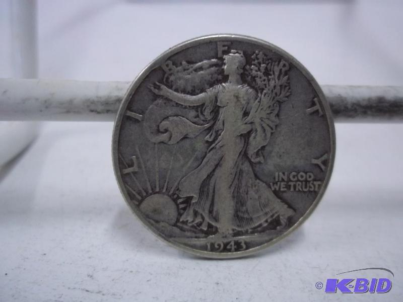 lot 97 image: 1941 Walking Liberty Half Dollar...