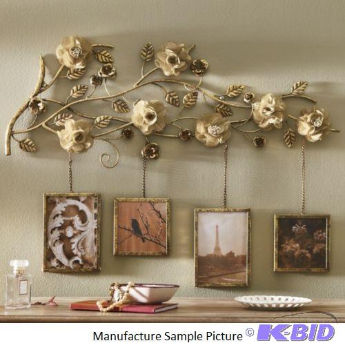 lot 122 image: Floral Metal Photo Frame Decor -&nbspYour pr...