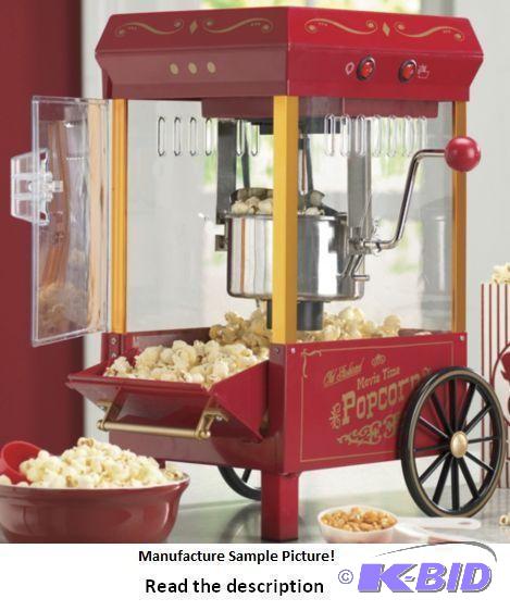 lot 27 image: Nostalgia Electrics Kettle Popcorn Maker - Re...