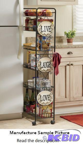 lot 33 image: Live Love Laugh Thinman Pantry Storage - Hand...