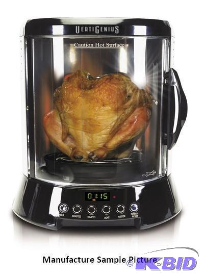 lot 53 image: Vertigenius Vertical Rotisserie - Model CUI76...