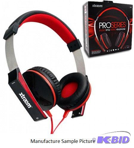 lot 9 image: Extraem Pro Series Studio Style Stereo Headph...