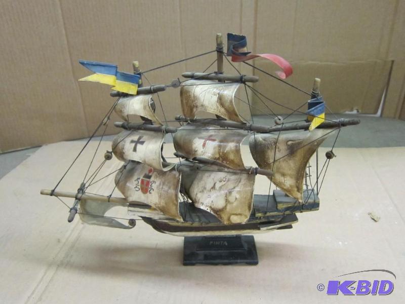 lot 30 image: Model Ship of The Pinta