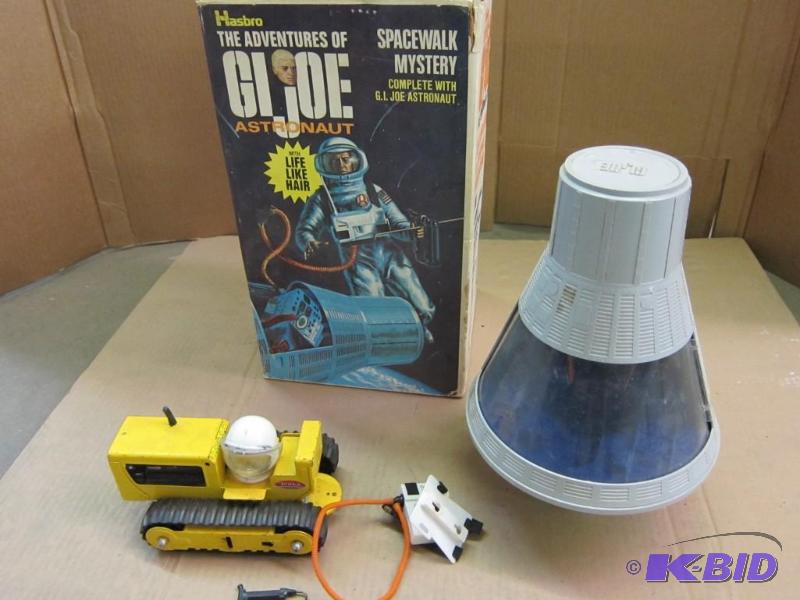 lot 33 image: GI Joe Astronaut and Tonka Bulldozer