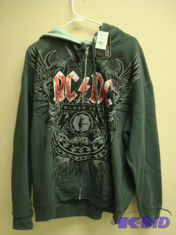 lot 106 image: New ACDC Sweatshirt Hoodie Size XL...