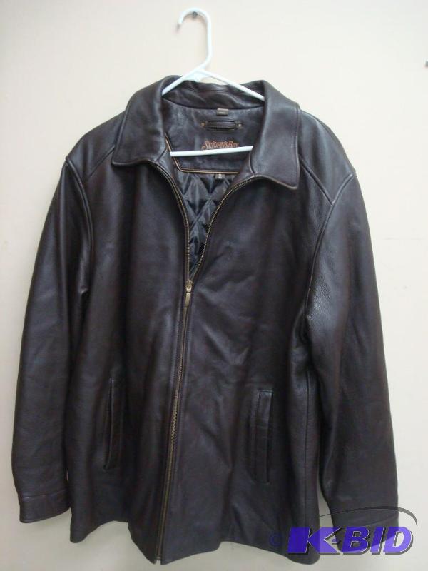 lot 108 image: Leather Jacket Size XL...