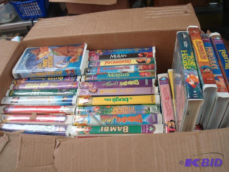 lot 114 image: Lot Of Disney VHS, Some Scooby Doo...