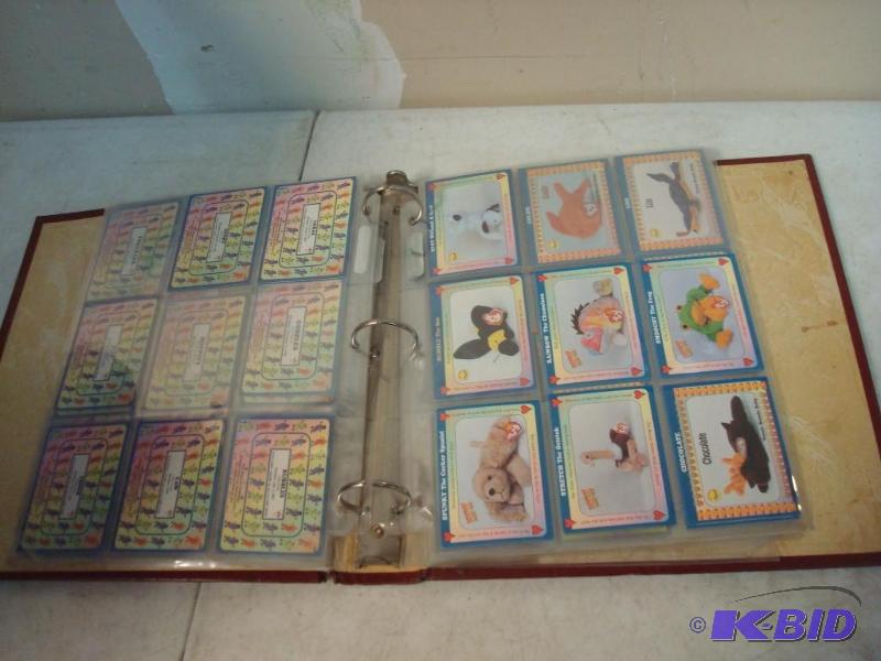 lot 127 image: Album with Some Beanie Baby Cards...