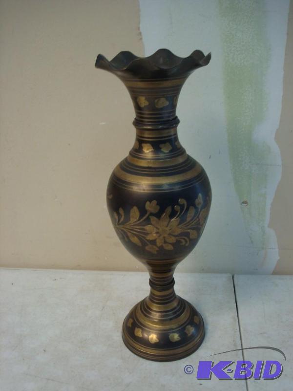 lot 13 image: 14 Inch&nbspBrass Vase...