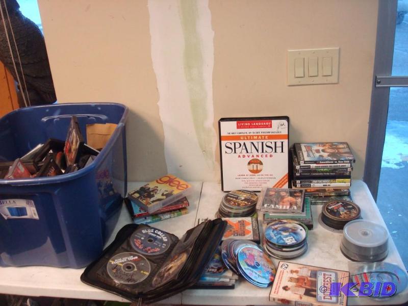 lot 145 image: Lot Of Cds DVDs And Games Most Have Scratches...