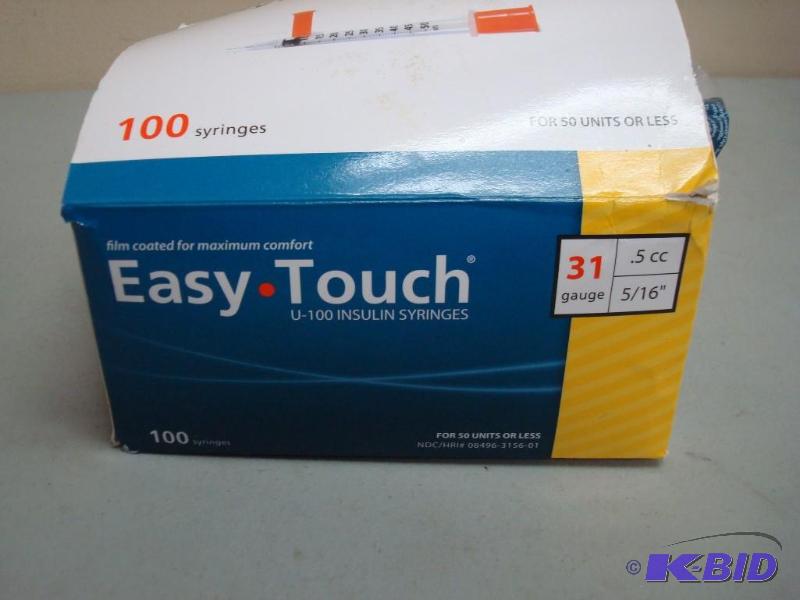 lot 195 image: One Box Plus Of Insulin Syringes...