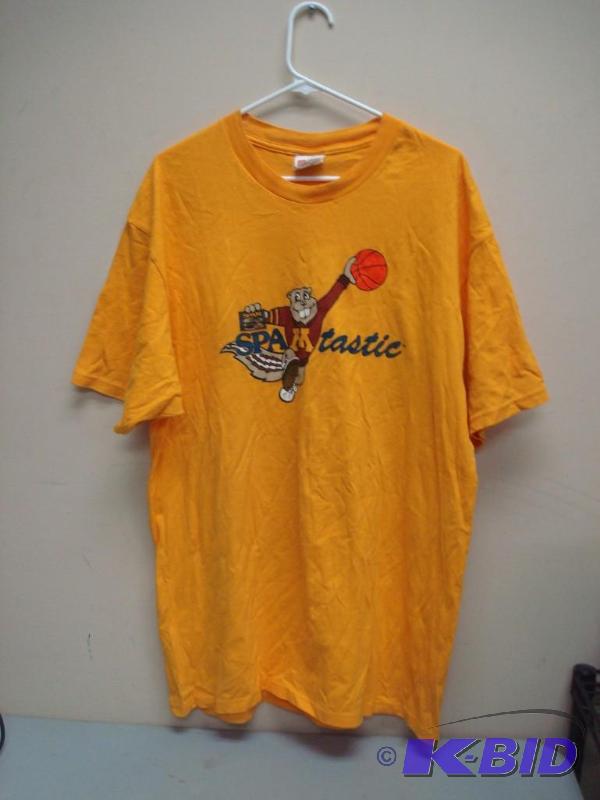 lot 203 image: Gophers Basketball Spam T-Shirt Size XL...
