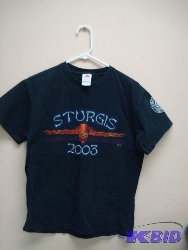 lot 214 image: Sturgis 2003 T-Shirt Size Medium...