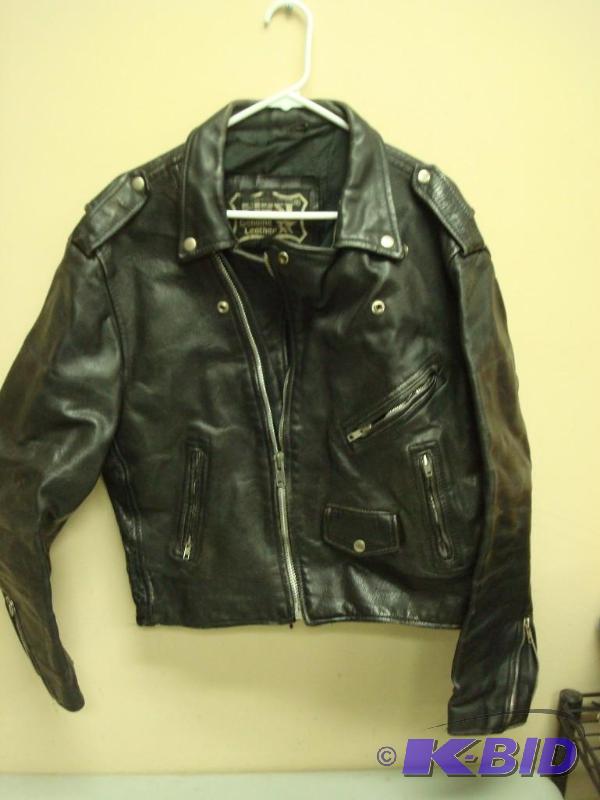 lot 217 image: Leather Biker Jacket Size 44 Maybe Vintage So...