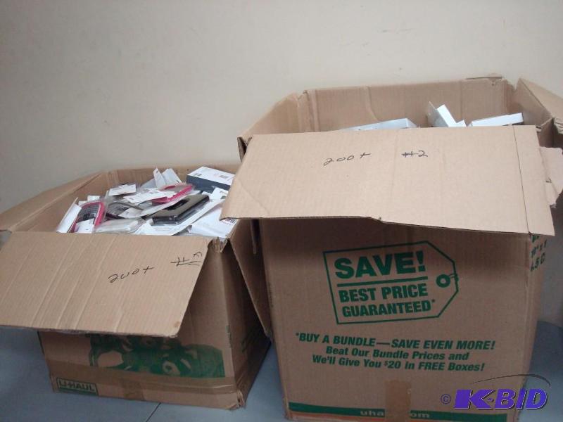 lot 223 image: Lot Of 200 Plus New Cell Phone Cases...