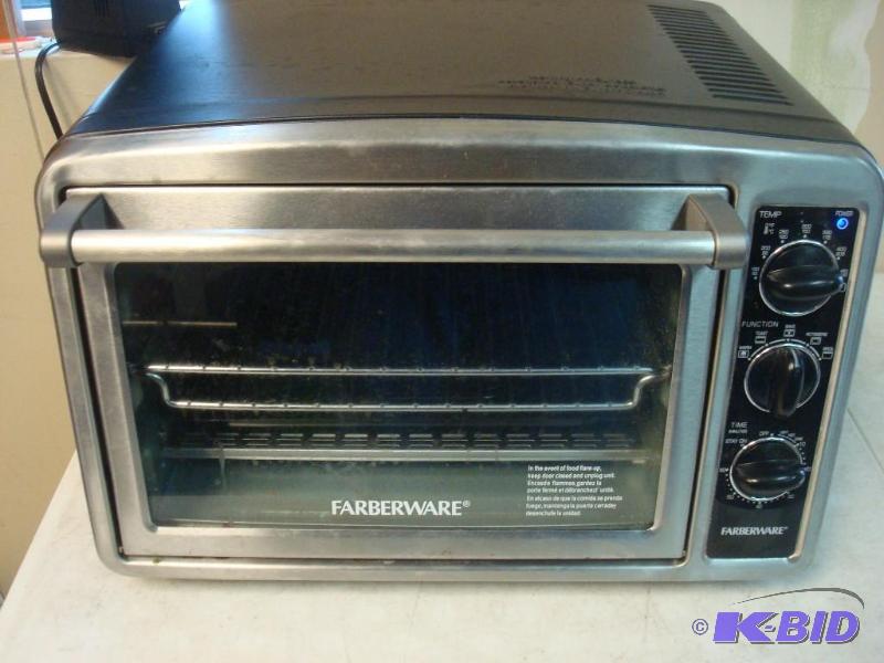 lot 25 image: Faberware Toaster Oven Many Functions Fair Co...