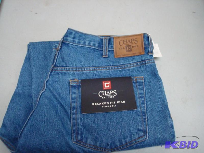 lot 43 image: New Pair Of Chaps Relaxed Fit Jeans Size 38-3...