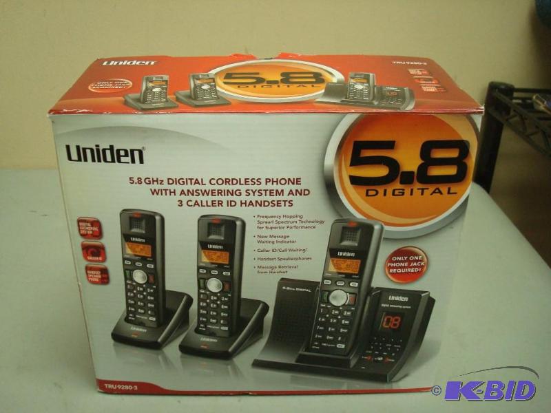 lot 44 image: Uniden&nbspDigital Cordless Phones Missing O...