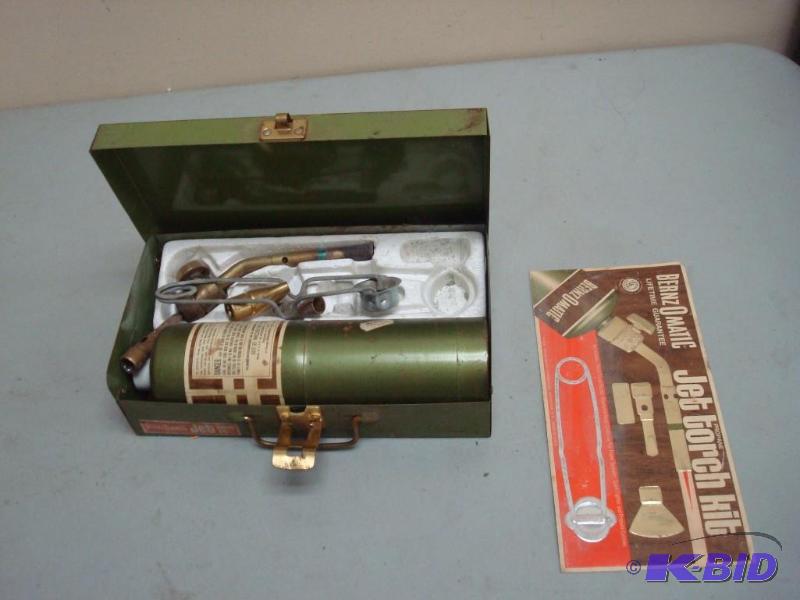 lot 60 image: Benz O Matic Jet Torch Kit, Untested...