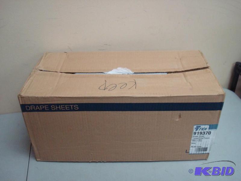 lot 69 image: Box Of Drape Sheets Tissue...