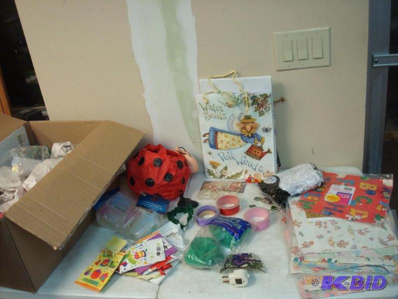 lot 82 image: Lot Of Items Pictured, Craft Stuff, New Wrapp...
