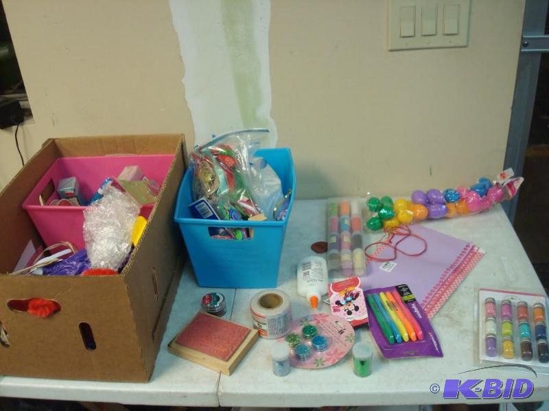 lot 86 image: Lot Of Items Pictured, Crafts, Glitter...