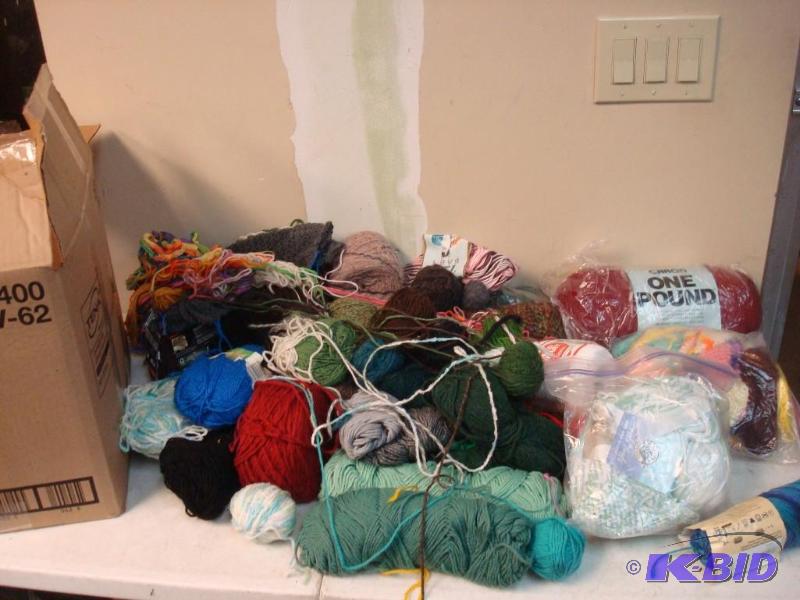 lot 88 image: Large Lot Of Yarn ...