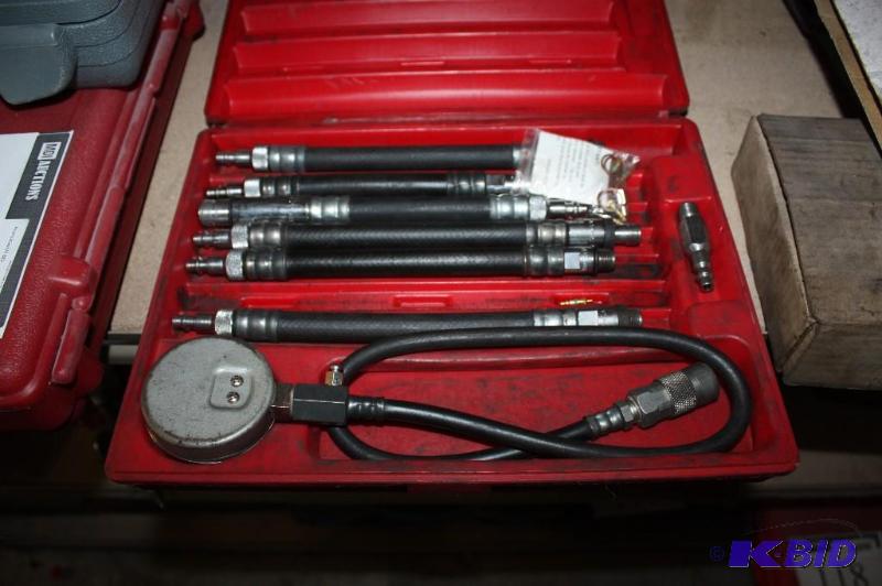 lot 102 image: Snap-on Brand Compression Gauge Set Model 308JB.