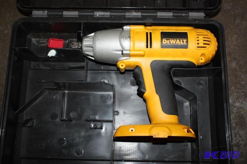 lot 138 image: DeWalt Brand Model DW059 Heavy Duty 12 Cordless Impact Wrench.