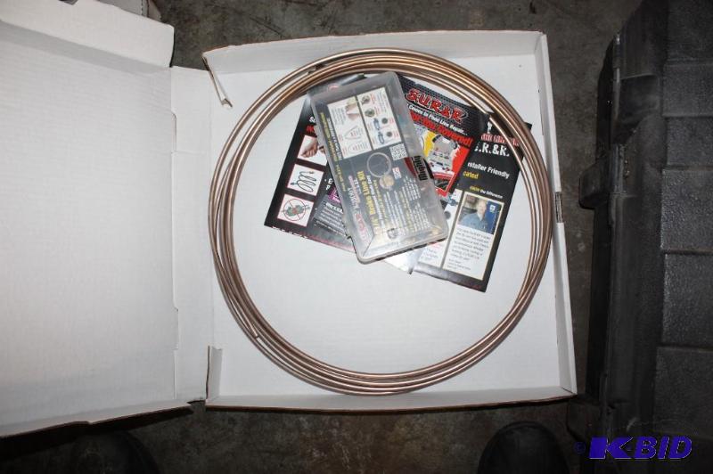lot 162 image: S.U.R.&R. Brand 14 Brake Line Kit Kit Includes 41 Pieces Plus 25 Brake Tubing.