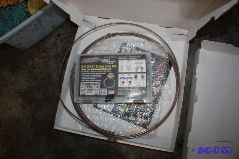 lot 163 image: S.U.R.&R. Brand 316 Brake Line Kit Kit Includes 112 Pieces Plus 25 Brake Tubing.